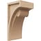 Ekena Millwork 6"W x 6"D x 12"H Wide Viola Rough Cedar Woodgrain TimberThane Corbel, Primed Tan CORUR06X06X12VIORCPR - alternate 1